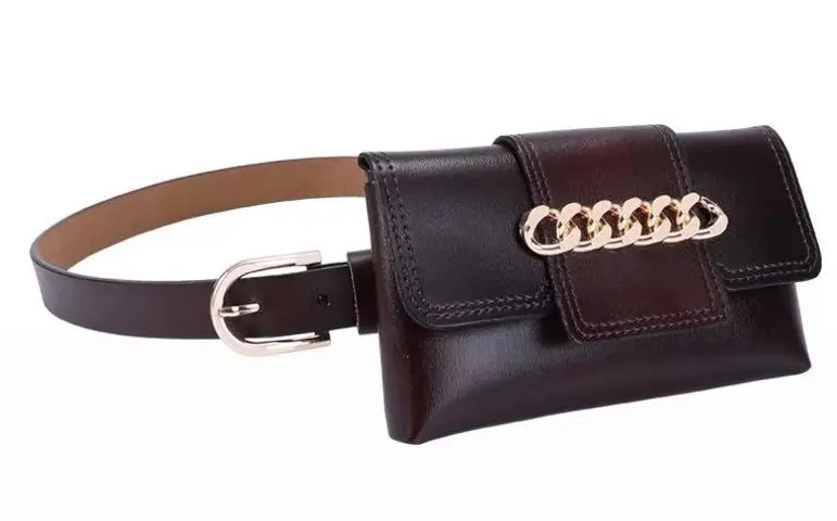 2024 cinturones de cuero con Lindo bolso de moneda bolso de cinturón de cuero personalizado señoras cinturones al por mayor Accesorios