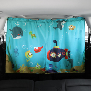 Rideau de séparation universel pour voiture, occultant à 100 %, motif dessin animé, pare-soleil, pour l'intimité intérieure du véhicule et le sommeil de bébé, installation facile - Product Image 4