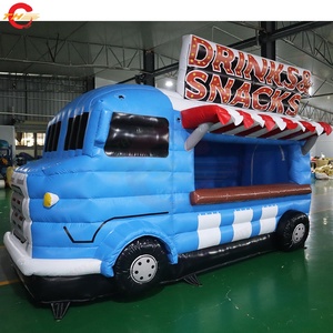 IceCream Truck Inflable Concesión Stand Cabina Bebidas Snacks Inflable Snack Booth Carpa Soplador Producto <span class=keywords><strong>Castillo</strong></span> Inflable - Product Image 3