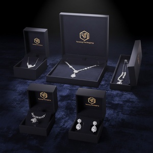 Luxury High-End Retail Jewelry Flip Top Packing <b>Box</b> Multi-function Insert Pad with <b>Box</b> Sleeve Custom Logo Custom Manufacturer - Product Image 1