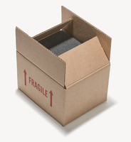 Palette 200 Boîtes d'expédition antistatiques écologiques pour disques durs, plateaux, doublés d'éponge, étuis de rangement à fentes de protection, disque dur d'ordinateur