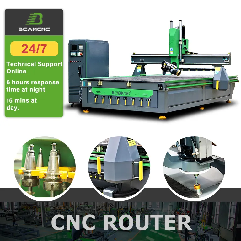 4-Achsen-ATC-CNC-Router 1325 CNC-Router 4x8 3D-Holzgravurmaschine für Möbel, MDF mit hoher Qualität