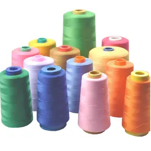 Chỉ Thêu Polyester 100% Chất Lượng Cao Nhất Màu Nhuộm 120D/2 Của Nhà Sản Xuất Trung Quốc