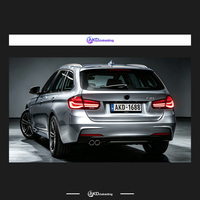 2 feux arrière AKD pour BMW F30 2013-2019, style dernier cri, clignotants, feux de freinage et de recul, accessoires de voiture modifiés