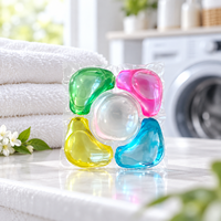 Capsules de lessive écologiques jetables 5 en 1 de qualité supérieure pour vêtements, OEM ODM, marque privée, marques modernes de soins du linge