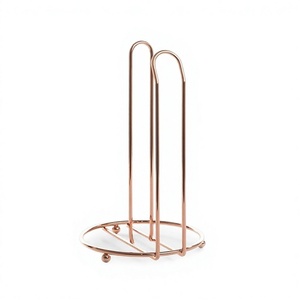Porte-serviettes en métal couleur or rose taille et forme personnalisées porte-mouchoirs pour accessoires de table - Product Image 1