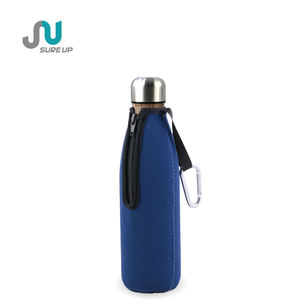 Bouteille isotherme en acier inoxydable de conception balle, avec étui en cuir, isolation thermique de 6 à 12 heures, logo personnalisable, emballage, salle de sport - Product Image 2