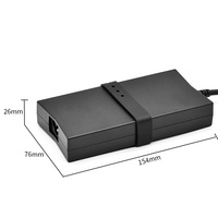 Compatible con adaptador de corriente para portátil de 195 V y 77 A, cargador de ordenador con salida de 150 W, embalaje exquisito, conector redondo de 4530 mm