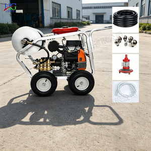 Nettoyeur haute pression mobile haute efficacité 66L/min, petite machine de nettoyage de canalisations haute pression pour le lavage de machines de construction - Product Image 3