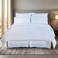Ensemble de literie matelassé en microfibre respirante Pinsonic pour hôtel, 4 pièces, OEM, pour chambre d'hôtes et complexe hôtelier
