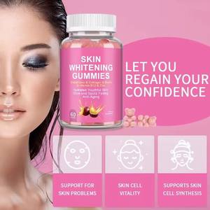 Hautaufhellendes L-Glutathion Kollagen Biotin Hyaluronsäure Beauty Fruchtgummi-Nahrungsergänzungsmittel mit Vitaminen für Dunkle Haut - Product Image 2