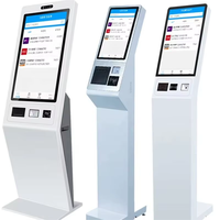 Kiosque en libre-service avec écran tactile de 15,6, 21,5 et 32 pouces, Android et Windows, pour la livraison de bagages en libre-service à l'aéroport et la check-in des vols