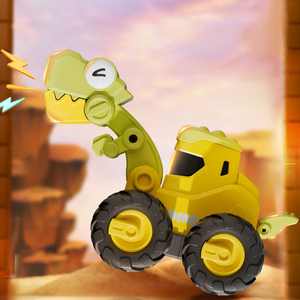 Produits à succès, apparence de <span class=keywords><strong>dessin</strong></span> <span class=keywords><strong>animé</strong></span>, presser et faire rouler, héros dinosaures, dinosaures populaires, camion à inertie, animaux de la forêt, jouets de voiture pour enfants - Product Image 6