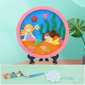 Kit Artigianale in Gesso Pronto da Dipingere, Set <span class=keywords><strong>per</strong></span> Decorazione Fai-da-Te con Supporto Espositivo, Ideale <span class=keywords><strong>per</strong></span> Regali e Creazioni Artistiche - Product Image 3