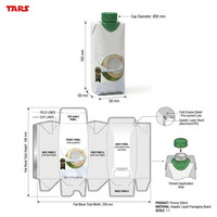 Emballage en carton UHT aseptique longue durée de 330 ml pour jus, lait, produits laitiers, boisson stérilisée, qualité alimentaire, vente en gros