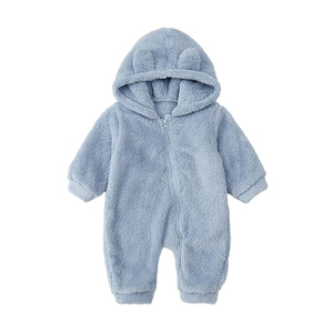 <span class=keywords><strong>Tutina</strong></span> in pile per neonati con cappuccio, a tema orsetto, ecologica, per l'inverno, pigiama intero personalizzabile - Product Image 6