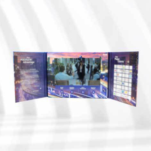 Carte de vœux vidéo électronique haute définition de 4,3 pouces avec haut-parleur intégré, connecteur USB, design personnalisé, invitation numérique - Product Image 6