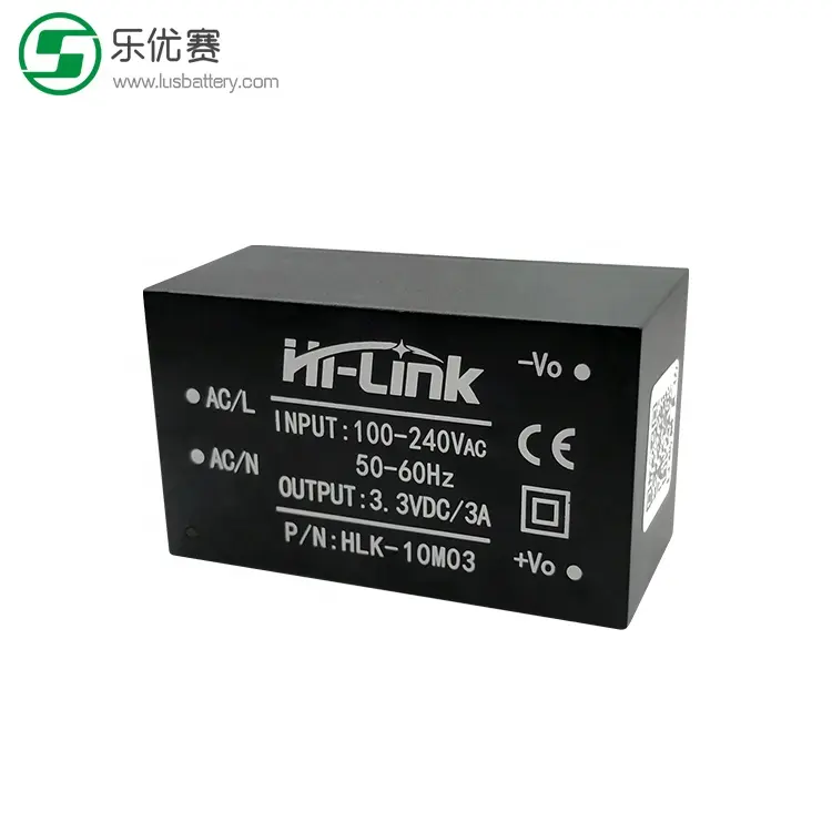Anahtarı kontrollü güç modülü HLK-10M03 ac/dc adaptörü 3.3v 3a hilink güç modülü