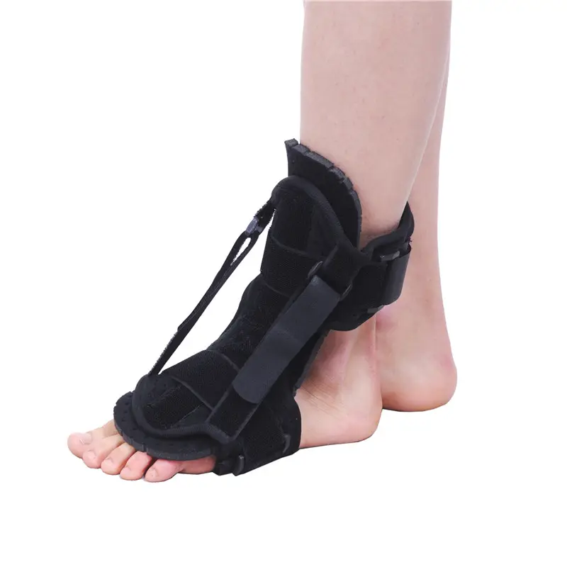 Piede regolabile drop unisex fascia plantare supporto per piede supporto per fissaggio alla caviglia stecca notturna piede
