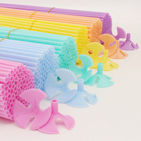 Tige de support de ballon renforcée et épaisse de couleur vive avec taille personnalisable pour la décoration de fête de Noël