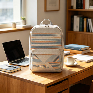 Mochila para Portátil Tejida en 3D al <span class=keywords><strong>Mejor</strong></span> <span class=keywords><strong>Precio</strong></span>, Mochila Personalizada para Computadora, Flyknit, Multibolsillos, Gran Capacidad - Product Image 2