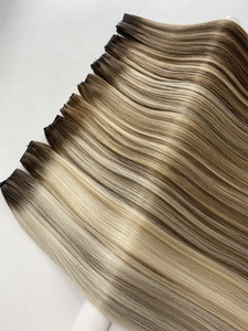 Extensions de cheveux Genius Weft 100% naturels Remy, cuticules alignées, coupables, vente chaude usine Haiyi 2026 - Product Image 3