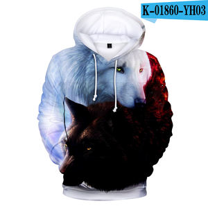 Fitspi – sweat-shirt à capuche populaire pour homme et femme, imprimé en 3d, Animal sauvage, collection printemps - Product Image 6