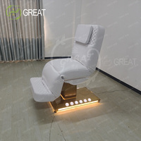 Tables et Lits de Massage Électriques Thermiques Professionnels Pliants Portables Larges pour Spa Thaïlandais, Salon de Beauté, Headspa et Chambre