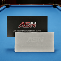Serviette de billard R-CGB ASN, sans peluches, résistante, détachante, réutilisable, peu encombrante, 4 couleurs pour le snooker, vente en gros OEM ODM