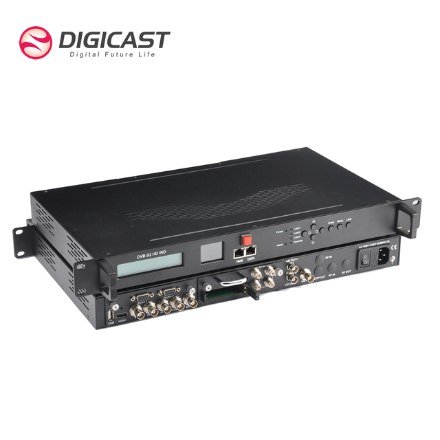 2 Channel Tuner to IP Digital Satellite Receiver IPTV Encoder Decoder RCA hD SD MPEG2 H.264 IRD