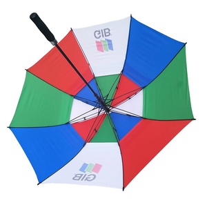 Parapluie <span class=keywords><strong>de</strong></span> golf double couche extra large à ouverture automatique pour adultes Parapluies <span class=keywords><strong>de</strong></span> <span class=keywords><strong>pluie</strong></span> avec logo personnalisé Long et coupe-vent - Product Image 4