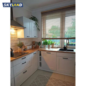 Hoge Kwaliteit Massief Esdoornhout Moderne Witte Shaker Keukenkasten Walnoothout Keukenkasten - Product Image 4