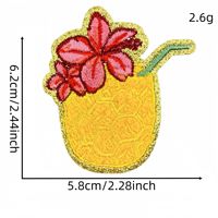 Patch thermocollant en chenille brodé, motif Dauphin, Tortue, Coquillage de plage, avec paillettes dorées, ambiance estivale