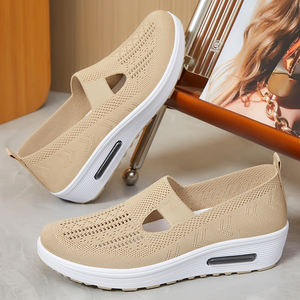 Giày Cổ Phiếu Bán Buôn Phụ Nữ Giản Dị Giày Thể Thao Phụ Nữ Thời Trang Tập Thể Dục Đi Bộ Phong Cách <span class=keywords><strong>2025</strong></span> Mới Giày Thể Thao Cô Gái Giày Phẳng - Product Image 5