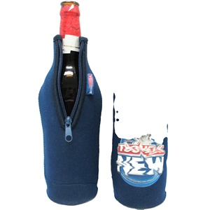 RYO 750ml Neoprene Insulated Thermal Wine <b>Bottle</b> Sleeve Cooler with Zipper Waterproof Foldable Portable Outdoor Use Glued Base - Product Image 6