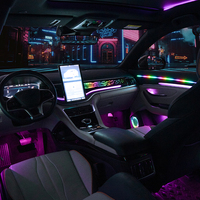 Éclairage d'ambiance multi-zones TMPRO pour BYD Song PLUS 2021-2025, incluant éclairage de l'espace pour les pieds, des panneaux de porte et de la console centrale