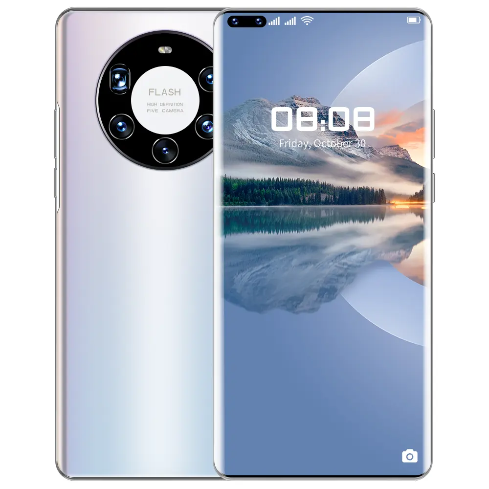 Mate 40 Pro 7,3 дюймов полноэкранный мобильный телефон Глобальная Версия 16 + 512 ГБ игровой телефон Android 10,0 лицо разблокировка 24 + 48 Мп смартфон