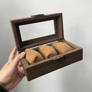 Caja de Madera para Relojes de Viaje con 6 Ranuras, Artesanía en Madera, para Hombre - Product Image 2