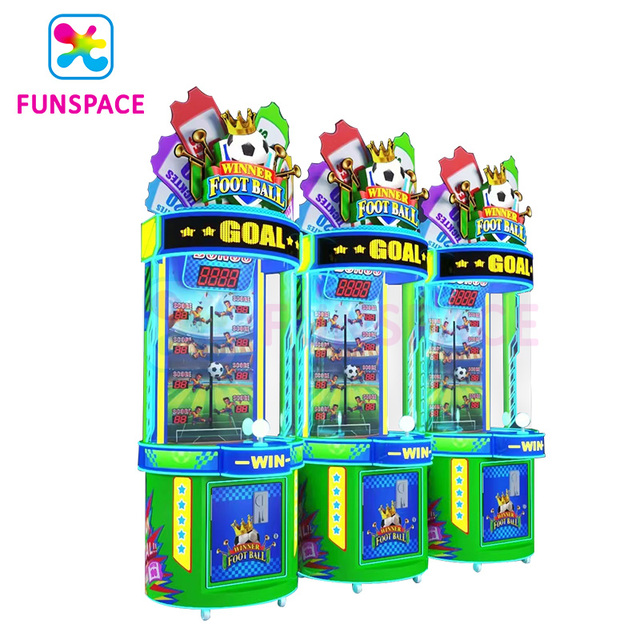 Funspace Retro Football Winner Metal Coin-Operated Arcade Redemption Game Machine with 1 Year Warranty for Game Centers