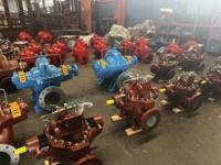Pompe horizontale à double volute à grand débit en acier inoxydable, à carter divisé, multistade, haute pression, résistante à la corrosion, OEM
