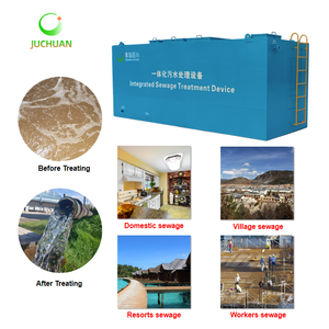 نظام إعادة تدوير مياه الصرف الصحي بسعة 30 متر/يوم مع مضخة ووحدة تحكم منطقية قابلة للبرمجة لمعالجة مياه الصرف الصحي الهوائية وحدة متنقلة لمعالجة مياه الصرف الصحي - Product Image 2