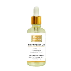 50ml Serum Minyak Esensial rambut organik alami murni minyak Costar Rosemary untuk pertumbuhan rambut Label pribadi minyak penumbuh rambut cepat efektif