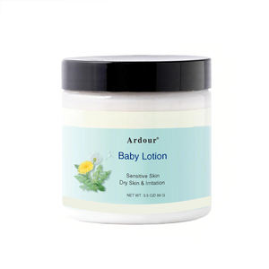 Crème hydratante nourrissante pour bébé à l'huile de coco, soin corporel pour enfants, peaux sensibles, bio et naturelle, marque privée - Product Image 1