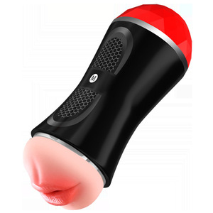 Cheap Price Hot Selling Male Sex <b>Toys</b> Sucking Masturbator Double Head Masturbation Cup TPE for Men - Product Image 2