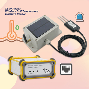 แผงโซลาร์แบบบูรณาการเซ็นเซอร์พลังงานแสงอาทิตย์อุณหภูมิดินความชื้นเครื่องส่งสัญญาณ4-20mA ระยะไกล - Product Image 1