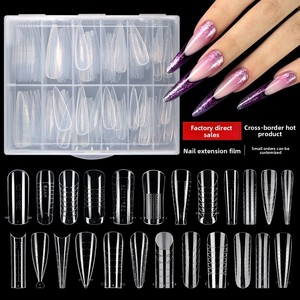 120 Moules à Ongles Transparents en Cristal pour Extension Rapide, Formes de Photothérapie - Product Image 1