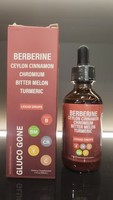 Gouttes liquides à base de berbérine et de cannelle personnalisées de 60 ml, complément alimentaire à base de plantes pour le soin du métabolisme corporel