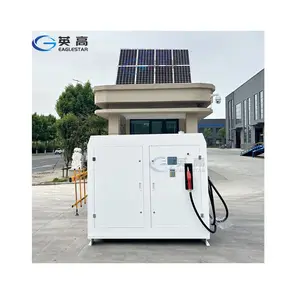 Mini benzin istasyonu taşınabilir konteyner dağıtıcı benzin dağıtıcı güneş mikro mobil benzin istasyonu ile yüksek kalite