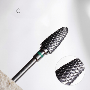 2.35mm <b>Tungsten</b> Steel Oval Nail Drill Bit Grinding Head for Nail Polishing and Gel Removal - Product Image 6
