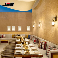 Meubles de restaurant d'extérieur J2S, ensemble de chaises en corde pour 4 personnes, design moderne, résistant aux intempéries